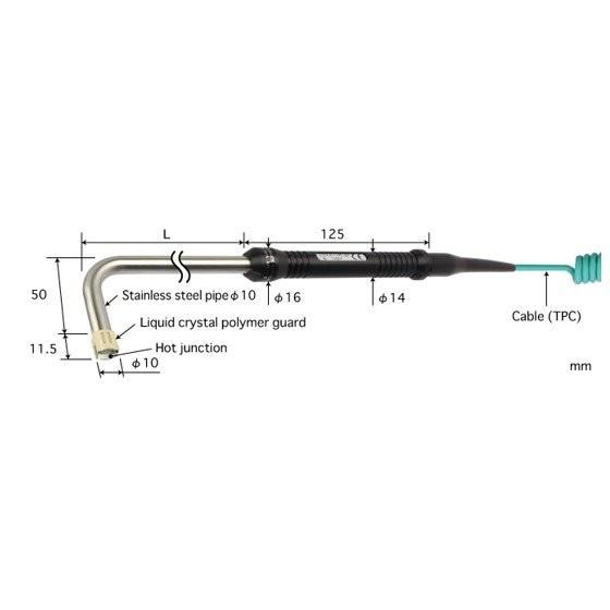 Anritsu S-313E-02-1-TPC1-ASP โพรบวัดอุณหภูมิ High Superior Surface Probes Type E image