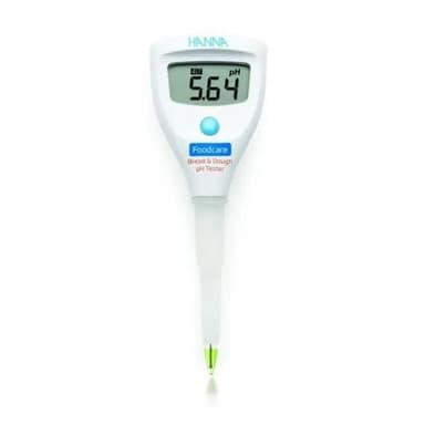 HANNA HI981038 เครื่องวัดค่ากรด-ด่าง แบบพกพา สำหรับแป้งโดว์และขนมปัง