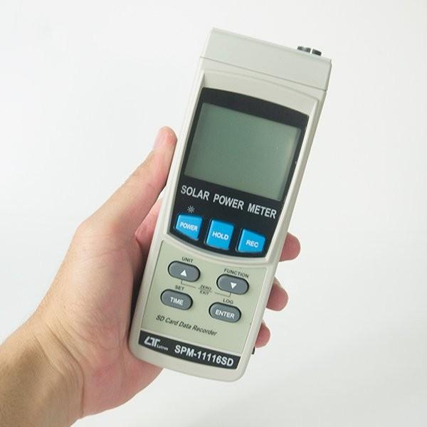 Lutron SPM-11116SD เครื่องวัดพลังงานแสงอาทิตย์ | SD Card image