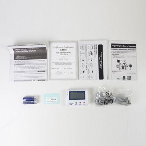 T&D TR-75wf เครื่องบันทึกอุณหภูมิ 16,000 ข้อมูล (K, J, T, E, S, R) | Cloud Network image