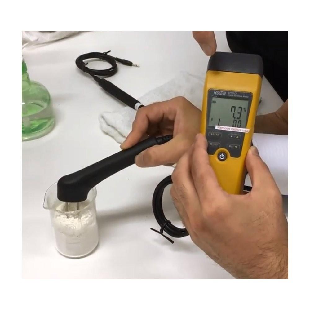 RIXEN No.7021 โพรบวัดความชื้นวัสดุแบบขั้วไฟฟ้าคู่ Twin Electrodes Type (For M70 Series) image