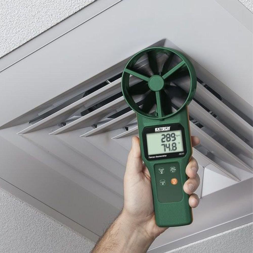 EXTECH EX-AN310 Large Vane CFM/CMM Anemometer/Psychrometer image