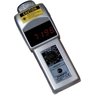 SHIMPO DT-207LR เครื่องวัดความเร็วรอบแบบสัมผัส/ไม่สัมผัส จอแสดงผล LED
