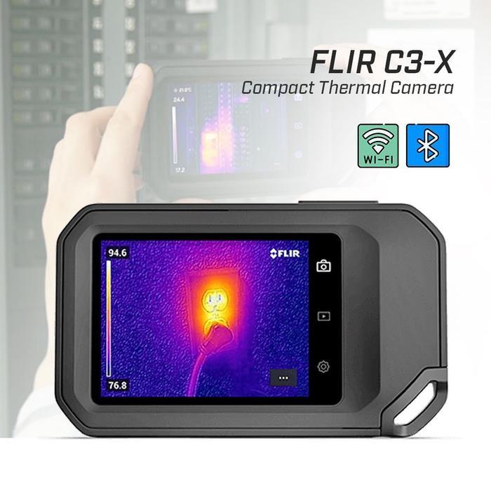 FLIR-C3-X-WIFI กล้องถ่ายภาพความร้อนแบบพกพา (128 X 96 Pixels) | พร้อม Cloud & Wi-Fi image