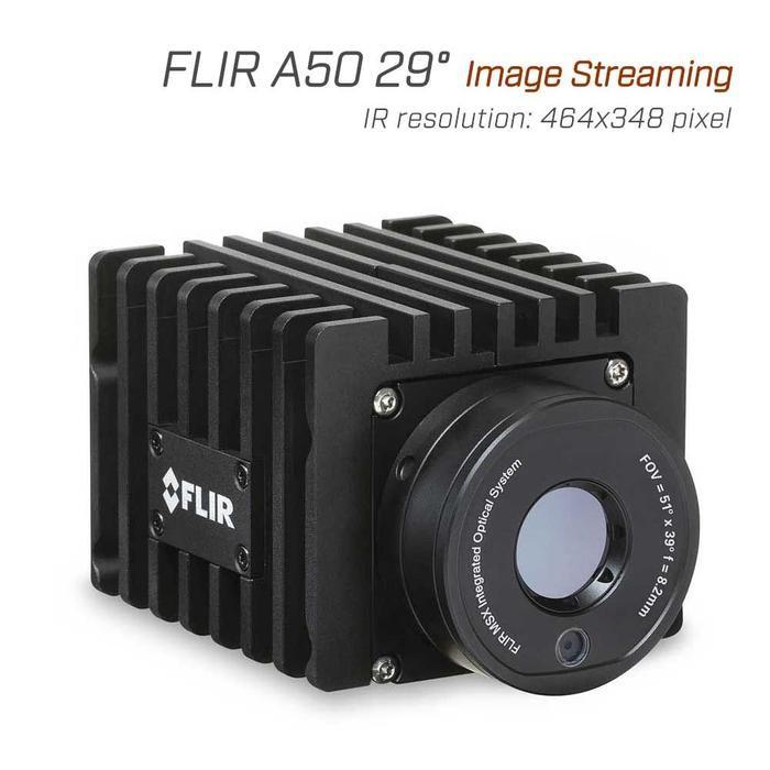 FLIR-A50-29 กล้องถ่ายภาพความร้อนแบบติดตั้ง Image Streaming Type (Advanced) | 464 × 348 Pixel image