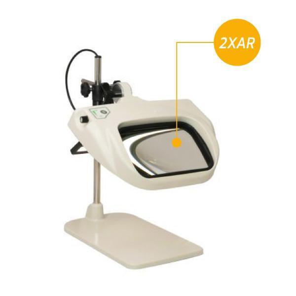 O-LIGHT6-B-2XAR Table Stand Type Illuminated Magnifier 2XAR image