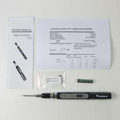 Eclatorq SD-05BN ไขควงวัดแรงบิดดิจิตอล | Max.50 cN-m image