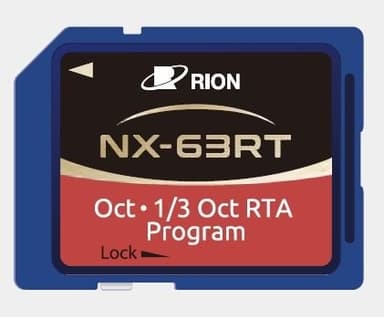RION NX-63RT Octave 1/3 cotave real-time analysis program