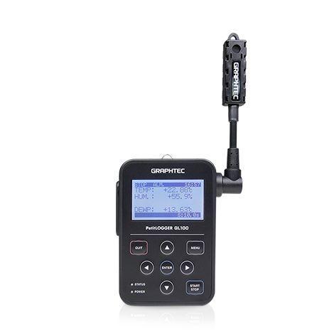 Graphtec GL100-N-TH เครื่องบันทึกอุณหภูมิและความชื้น image