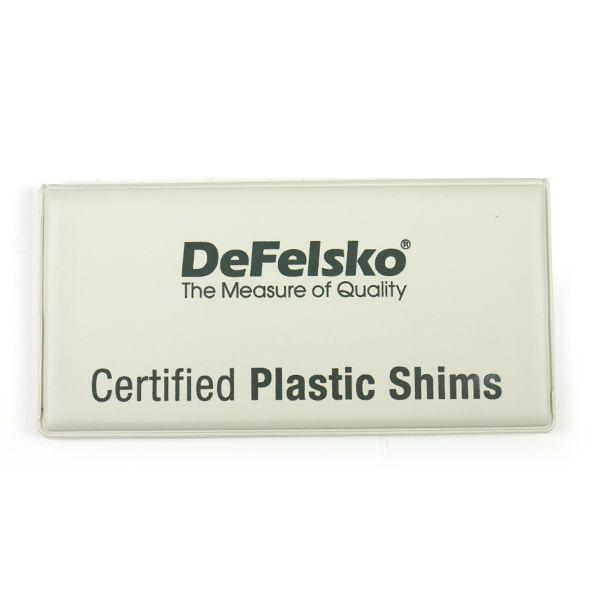 DeFelsko STD-CSS Certified Plastic Shims (8 Pcs/ Set) For Coating Thickness image
