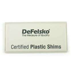 DeFelsko STD-CSS Certified Plastic Shims (8 Pcs/ Set) For Coating Thickness image