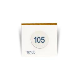 Asey 1K105-P20 แถบวัดอุณหภูมิ 1points (105°C) | 20pcs/ 1pack image