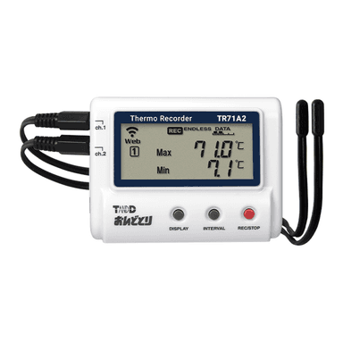 TND TR-71A2 เครื่องบันทึกอุณหภูมิ (Temperature Data Logger) 2 ch