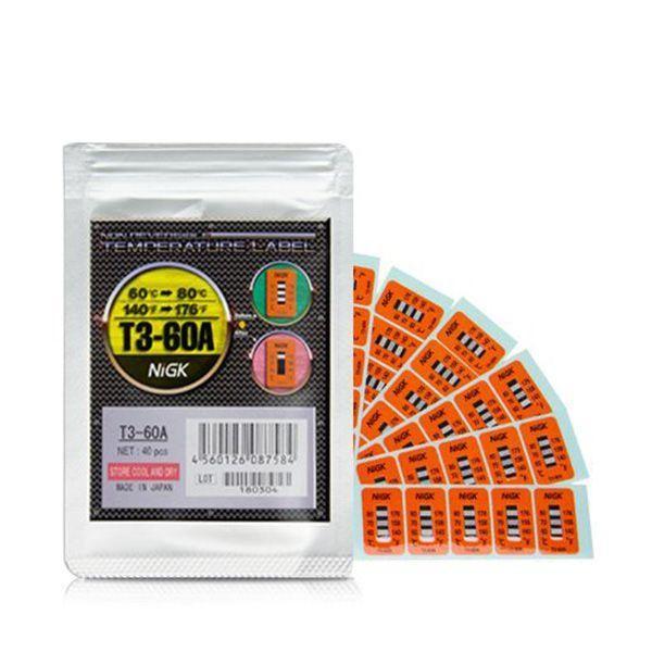 NiGK รุ่น T3-60A แถบวัดอุณหภูมิแบบ Irreversible (3 Point) | (60 to 80℃) image