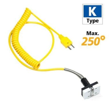 Rixen MK-01-4M โพรบวัดอุณหภูมิพื้นผิวแบบแม่เหล็ก Max. 250°C (Type K) | Cable 4M