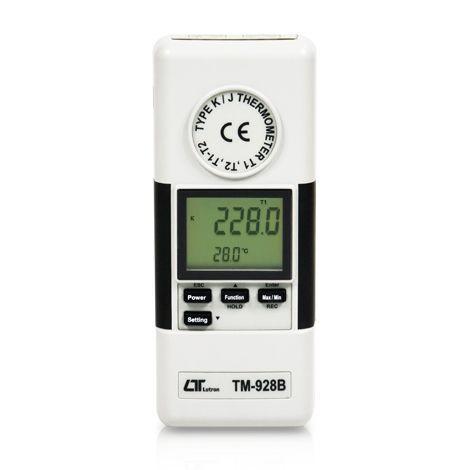 Lutron TM-928B เครื่องวัดอุณหภูมิ 2 ช่องโพรบ image