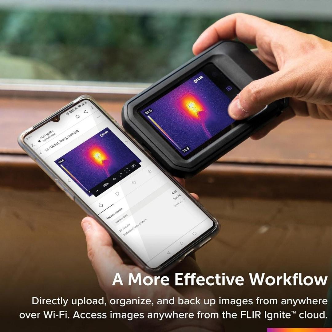 FLIR C5 กล้องถ่ายภาพความร้อนแบบพกพา (160 X 120 Pixels) | พร้อม Cloud & Wi-Fi image