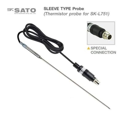 SK Sato SK-L751-21 โพรบวัดอุณหภูมิ Sleeve Type Probe สำหรับเครื่องวัดอุณหภูมิรุ่น SK-L751