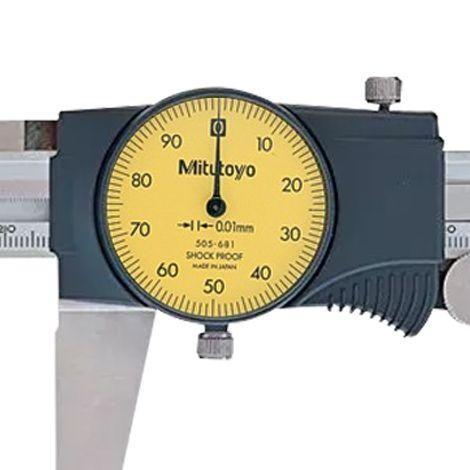 Mitutoyo M-505-733 Dial Caliper เครื่องวัดคาลิเปอร์แบบเข็ม (0 - 200mm) image