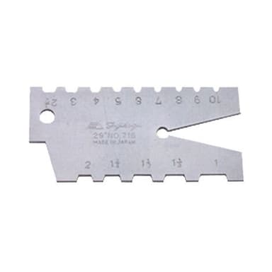 Fuji Tool 717 เกจวัดมุมเอ็คมี่/เกลียว Acme Screw Thread Gauge