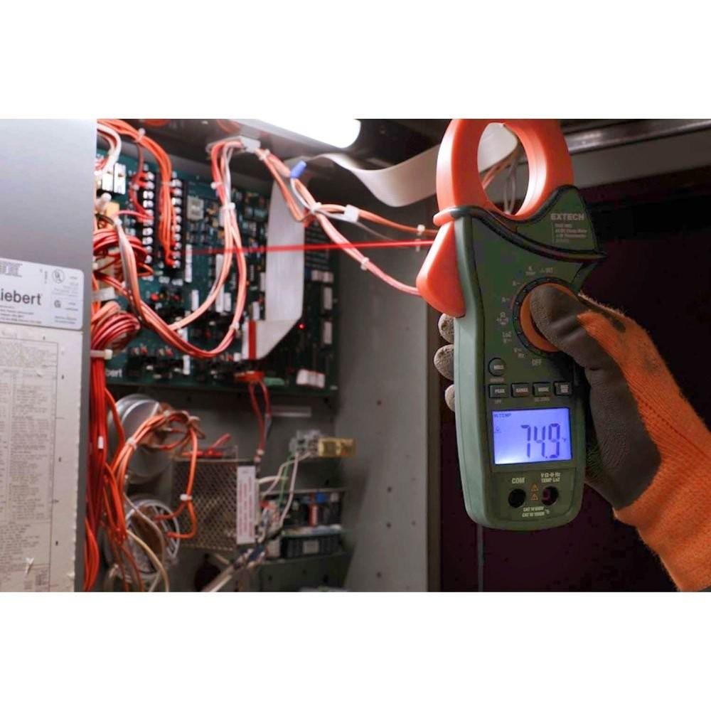 EXTECH EX840A แคลมป์มิเตอร์ 1000 A Clamp Meter with IR Thermometer image