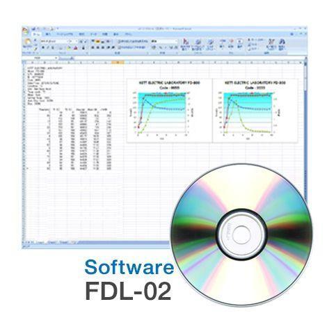 Kett FDL-02 โปรแกรม Data Logger Software image