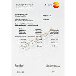 Testo 416 เครื่องวัดความเร็วลมแบบใบพัดขนาดเล็ก With App Connection image