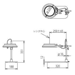 Otsuka MAGNALIGHT MGL-B-4XAR โคมไฟแว่นขยาย แบบตั้งโต๊ะ กำลั้งขยาย 4 เท่า image
