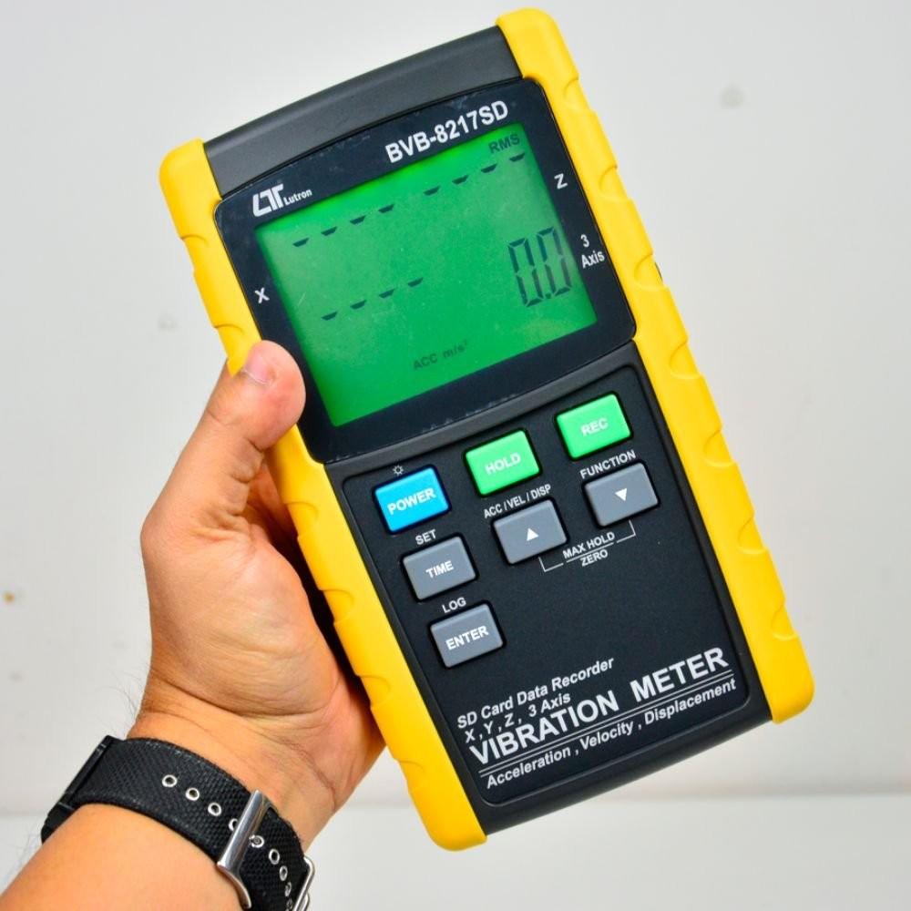 Lutron BVB-8217SD เครื่องวัดและบันทึกความสั่นสะเทือน 3 Channels | SD Card image