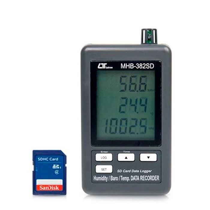 Lutron MHB-382SD เครื่องบันทึกความดันบรรยากาศ | SD Card Data Logger image