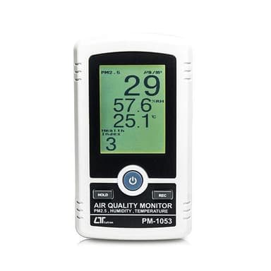 Lutron PM-1053 เครื่องตรวจสอบคุณภาพอากาศ 3in1 PM2.5