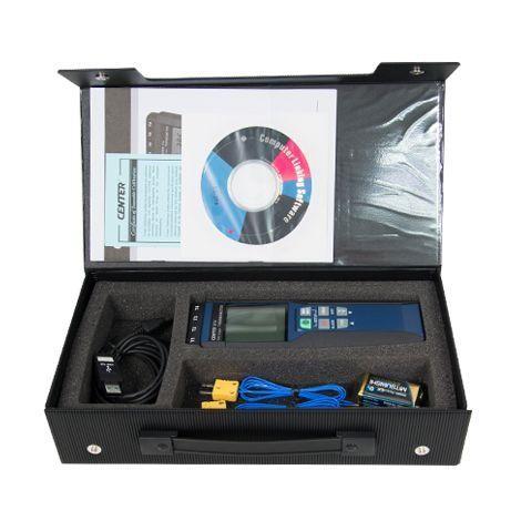 CENTER-374 เครื่องบันทึกอุณหภูมิ 4 ช่องโพรบ | Type K image