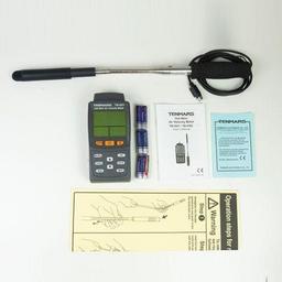 Tenmars TM-4001 เครื่องวัดความเร็วลมและปริมาตรลมแบบ Hot-Wire | 3in1 (โพรบดัดงอได้) image