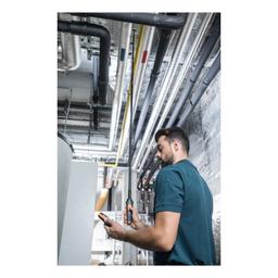 Testo-0635-9572 โพรบใบพัด (Vane Probe) แบบมีสาย พร้อมเซนเซอร์วัดอุณหภูมิ image