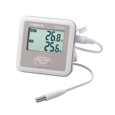 SK Sato PC-3710 เครื่องวัดอุณหภูมิดิจิตอล 2 Ch. | 2-ch. Min-Max Thermometer