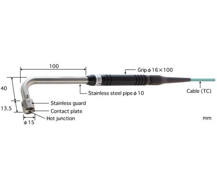 Anritsu A-233E-01-1-TC1-ASP โพรบวัดอุณหภูมิพื้นผิวขนาดเล็ก | Max.500℃ (Type E) image