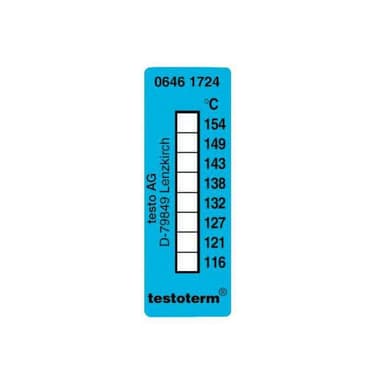 Testoterm แถบวัดอุณหภูมิ 0646 1724 (10pc/pack)