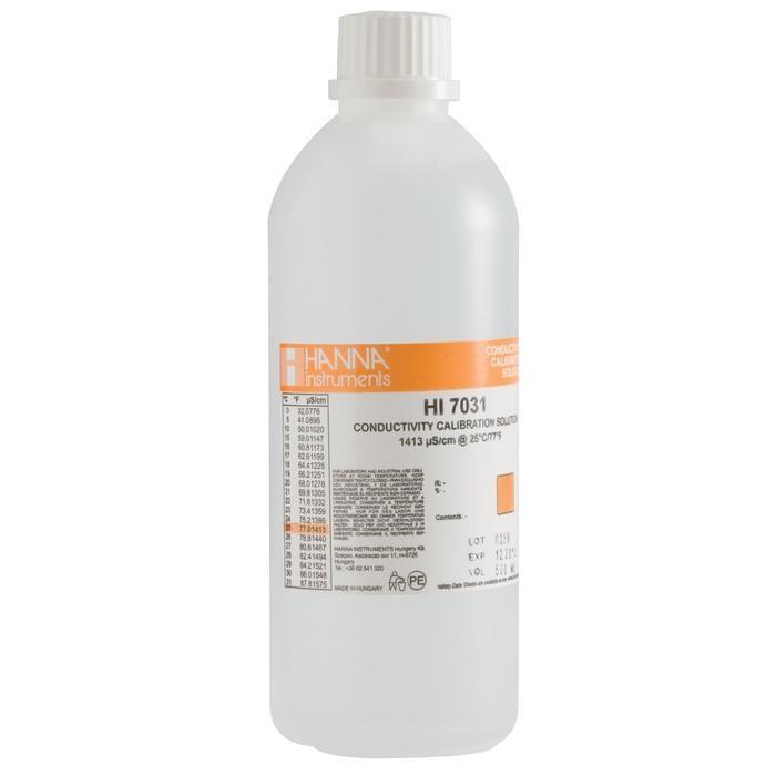 Hanna Conductivity solution 1413 µS/cm, 500 mL Bottle image