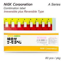 NIGK-A-70 แถบวัดอุณหภูมิแบบ Combination |  70°C | 80pcs/ 1pack image