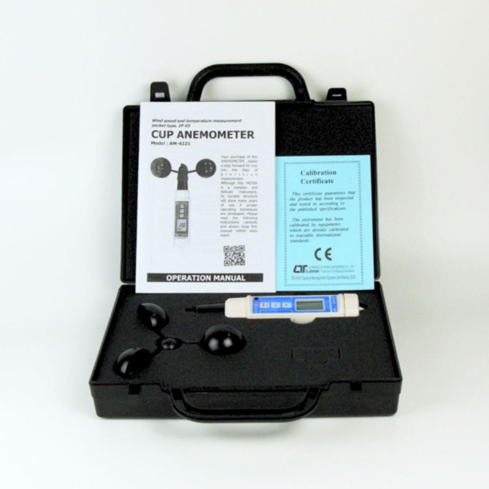 Lutron AM-4221 เครื่องวัดความเร็วลมและอุณหภูมิ (Cup Type) image