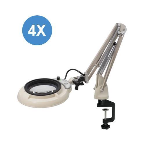 Otsuka ENVL6K-CF-4X โคมไฟแว่นขยายกำลังขยาย 4 เท่า (Full Spectrum LED Lighting Magnifier) | Compact free arm type image