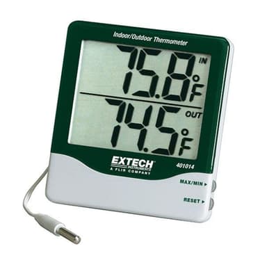 Extech EX-401014 เครื่องวัดอุณหภูมิ Big Digit Indoor Outdoor Thermometer│10 ถึง 60°C