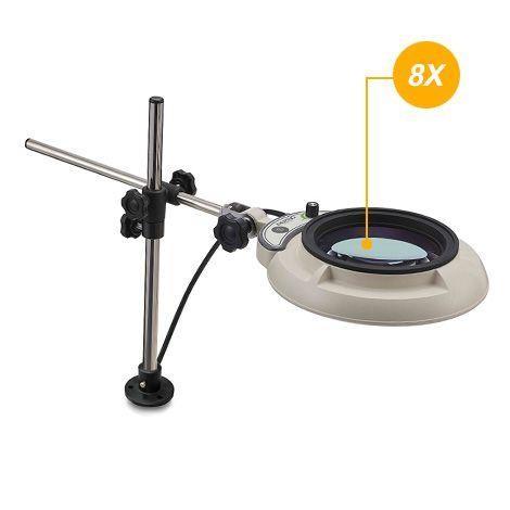 Otsuka ENVL-D-8X โคมไฟแว่นขยาย | Fixed-Type Desk Holder image