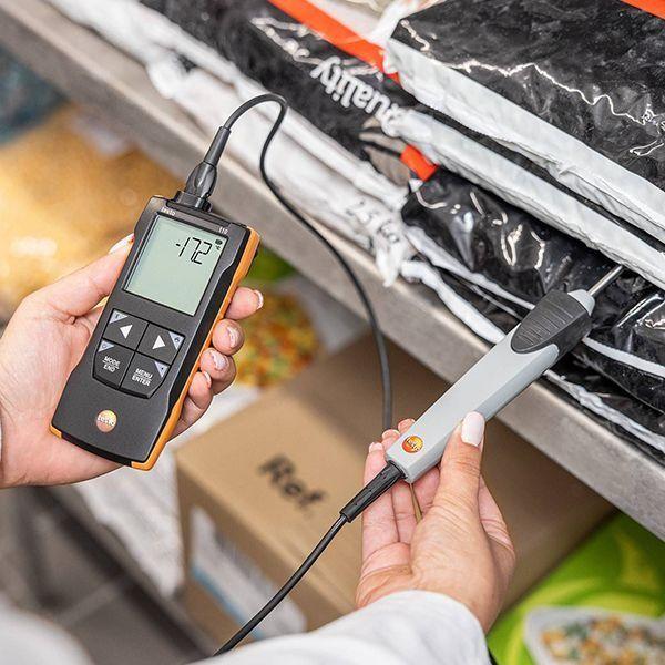 Testo 110 เครื่องวัดอุณหภูมิดิจิตอล (1 Channel) HACCP image