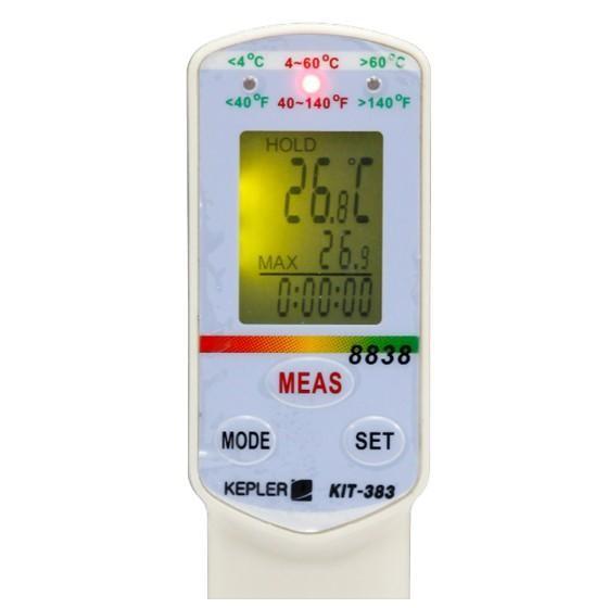 KEPLER KIT-383 เครื่องวัดอุณหภูมิอาหารแบบอินฟราเรด with RTD PT100 Probe image