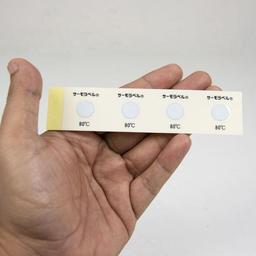 NiGK รุ่น LI-55 แถบวัดอุณหภูมิแบบ Irreversible (1 Point) | 55°C image