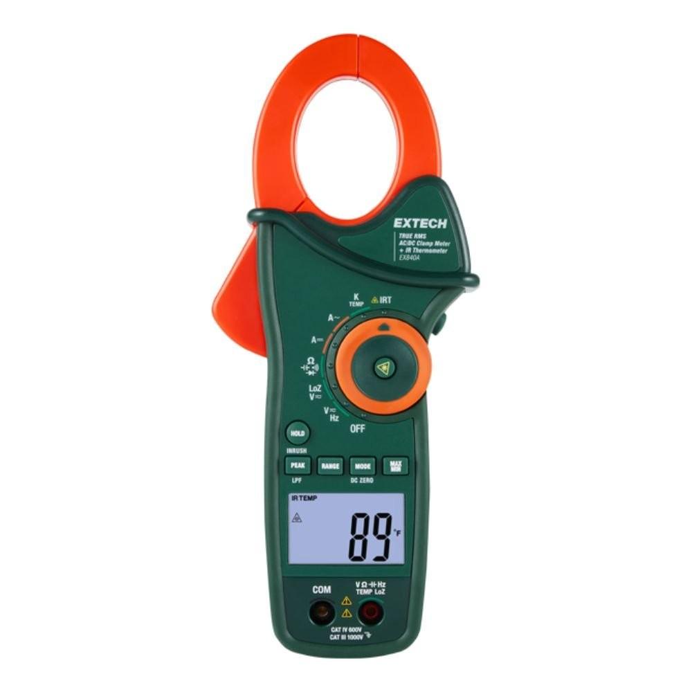 EXTECH EX840A แคลมป์มิเตอร์ 1000 A Clamp Meter with IR Thermometer image