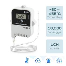 TR-52i เครื่องบันทึกอุณหภูมิ 16,000 ข้อมูล (External Sensor) | IP64 image