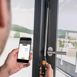 Testo-405i เครื่องวัดความเร็วลมแบบ Hot-Wire (Wireless Probes) image