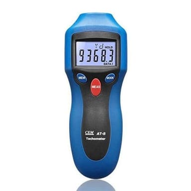 CEM AT-8 เครื่องวัดความเร็วรอบแบบดิจิตอล Digital Contact / Non-contact Tachometer